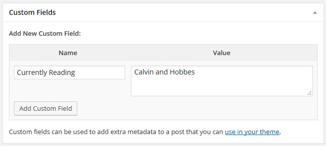 Custom fields