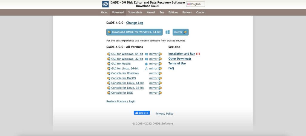 dmda homepage