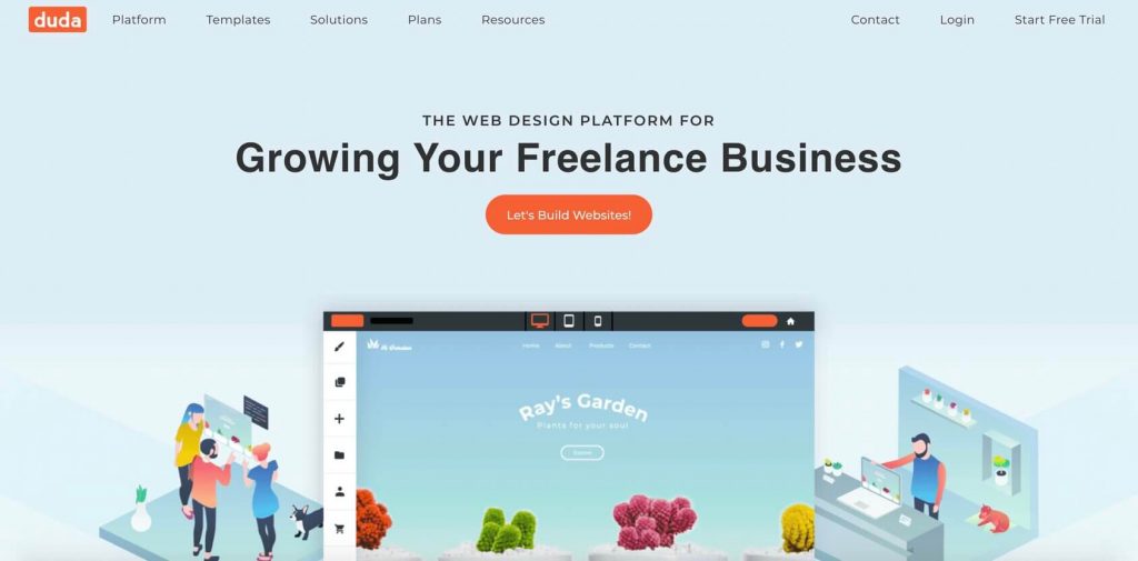 duda home page