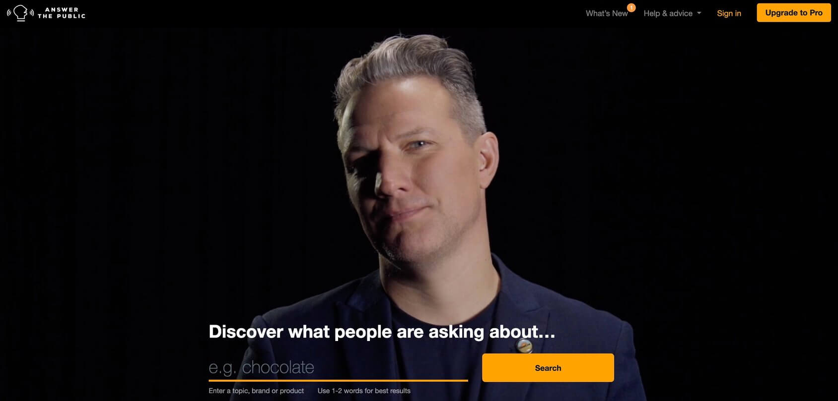 answer the public homepage