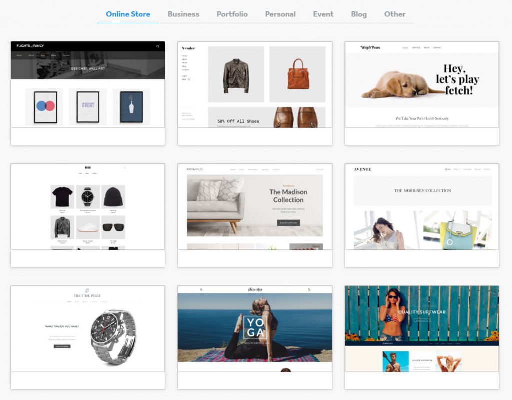 weebly templates